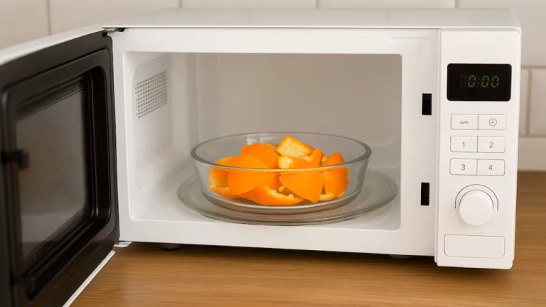 Por que colocar cascas de laranja no micro-ondas e quais são os benefícios
