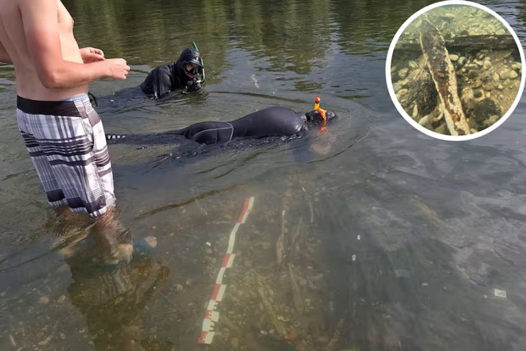 No fundo do rio foi descoberto o maior depósito de lingotes com mais de 2000 anos.