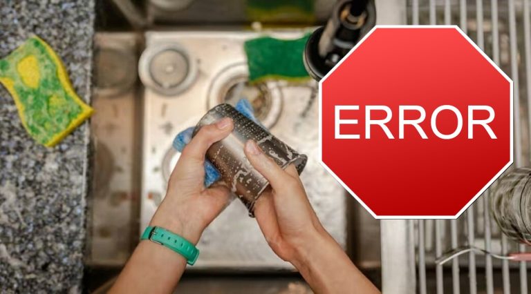 Chega de problemas na cozinha: os 10 erros mais comuns dos portugueses ao lavar a louça
