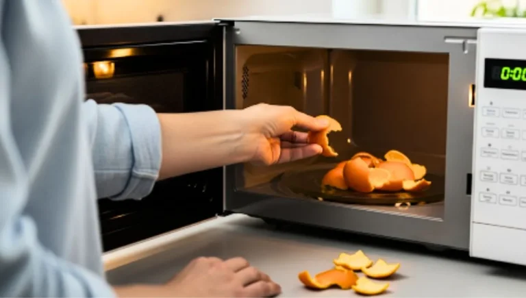 Colocar cascas de laranja no micro-ondas: por que é recomendável e para que serve