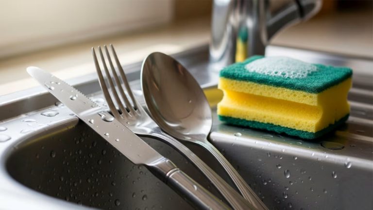 A esponja já não serve: qual é a forma correta de lavar os talheres para que recuperem o brilho