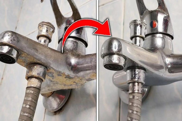 Este método permite remover o calcário das torneiras e do vaso sanitário em poucos segundos