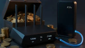 Se o seu router WiFi tem esta porta USB, é uma verdadeira descoberta: tudo o que pode fazer ao ligar um disco rígido